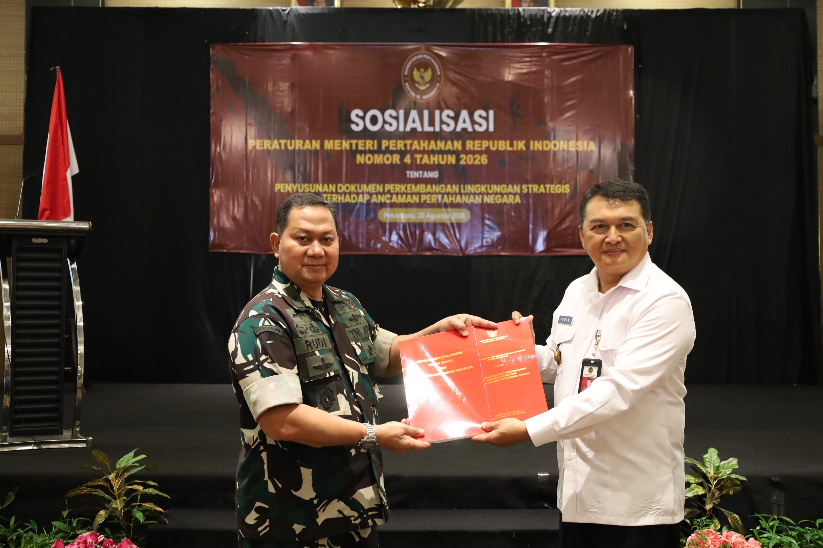 Ancaman Pertahanan Negara Jadi Sorotan, Kodam XIX Tuanku Tambusai Satukan Persepsi Lintas Instansi